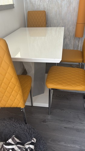 Dining table and chairs - chairs, set