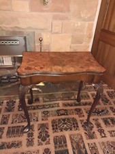 Burr walnut antique card - antique,