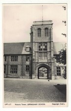 Real Photo Postcard Victoria Tower Uppingham School Rutland