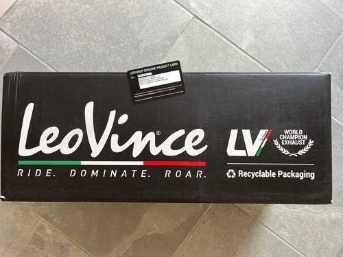 Rear silencer leovince slip - rear, slip-on