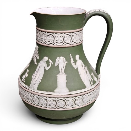 Antique wedgwood tricolor jug - antique,