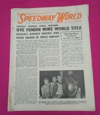 September 1960 Speedway world