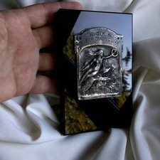 Art Nouveau Black Silver