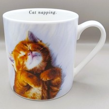 Cat Napping Mug Ginger Cat