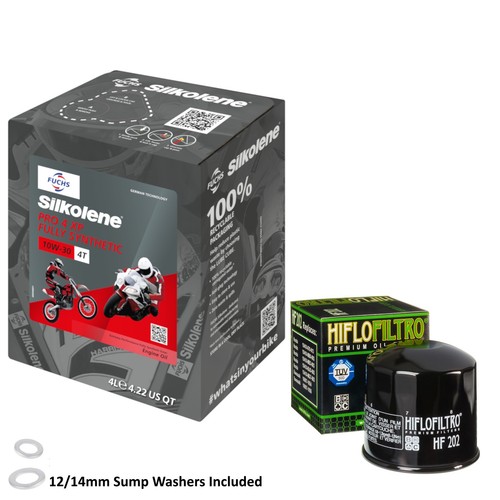 Vt500 shadow oil and filter - and,