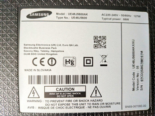 Samsung ue48j5600ak 48in led - samsung,