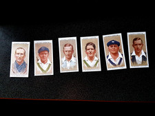 CRICKET CARDS 1934 X 6