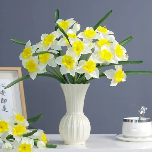 18in artificial daffodil silk - artificial,