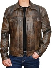 Men pure leather trucker - men's,