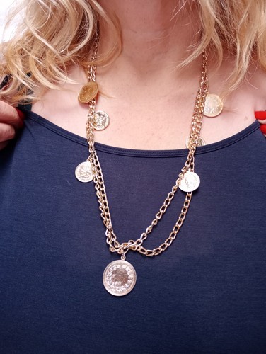 Vintage gold tone chain - gold,