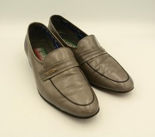 ITAL-FLEX Grey Leather Slip On