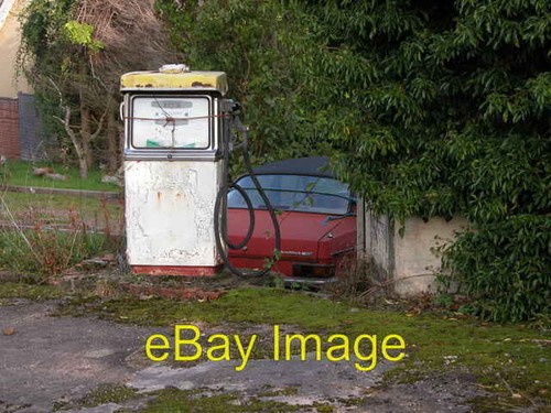 Old petrol pump pen fan - petrol, pen-y-fan