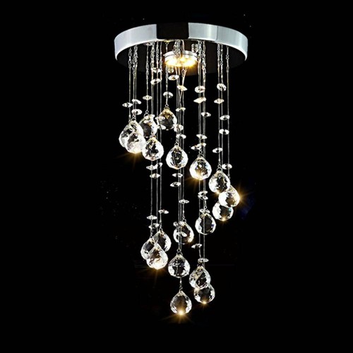 Modern led crystal ceiling - led,