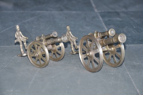 Vintage brass fine gun - 2, pc
