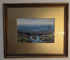 R J Lugg Dartmoor Watercolour