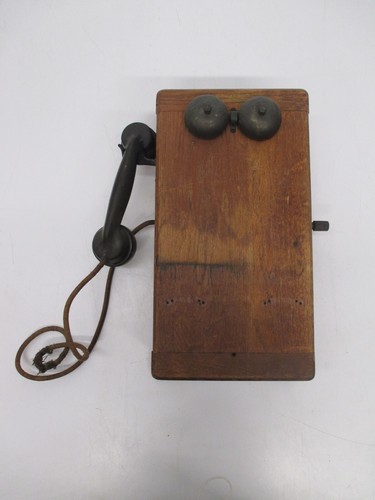 Vtg antique hand crank wall - vtg,