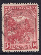 Tasmania Australia Stamps 1d