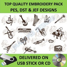 Music pes dst jef embroidery - jef,
