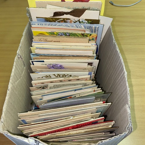 200 greetings cards vintage - cards,