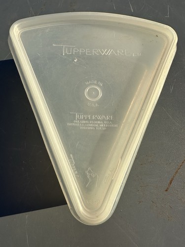 Vintage tupperware pie - pie, slice