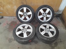 07-14 AUDI TT MK2 8J 17 INCH 5 SPOKE ALLOY WHEELS WITH TYRE 8J0601025C