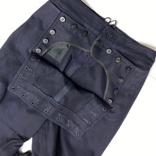 Vintage 1940s Front Flap Navy