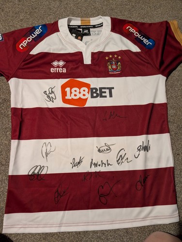 Wigan warriors shirt xxl - wigan,