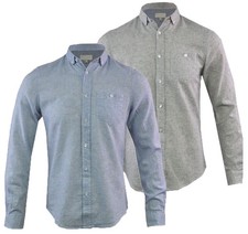 Mens Poplin Linen Long Sleeved
