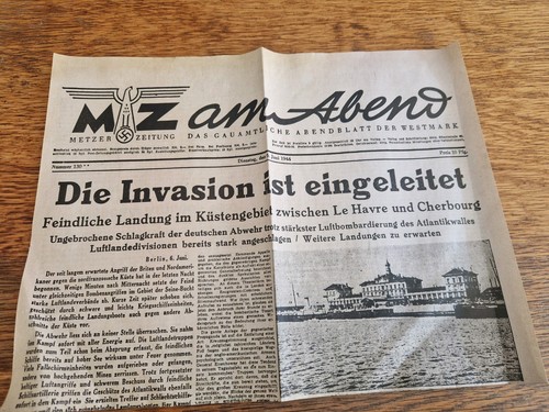 Day 1944 german newspaper - d-day,