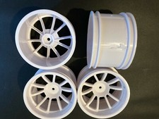 1/10 Truck Wheels 12mm Hex fitting. HSP,  HPI Savage etc  Set of four. UK Seller