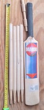 Vintage Olde Retro Wood Childs Cricket Set Small Complete Wooden Bat Stumps Bail