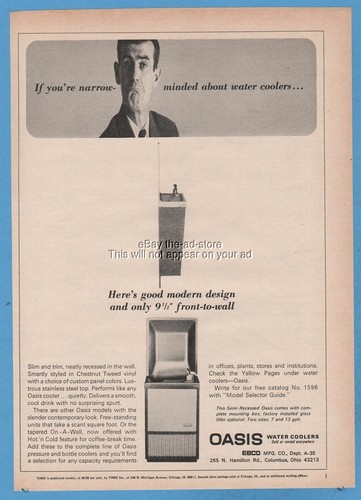 1965 oasis water coolers - 1965,