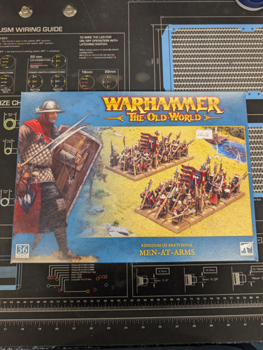 Bretonnian men arms - bretonnian, |