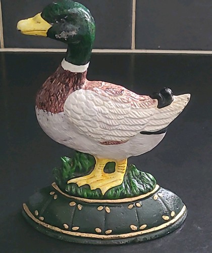Mallard duck cast - cast, iron