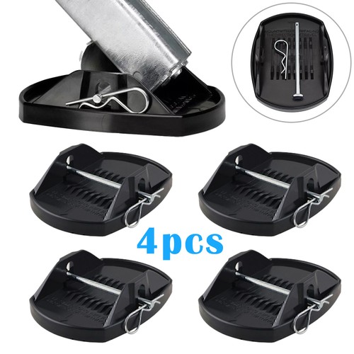 4pc caravan feet - pads, heavy