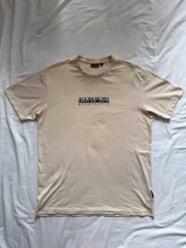 Napapijri mens shirt cream - mens,