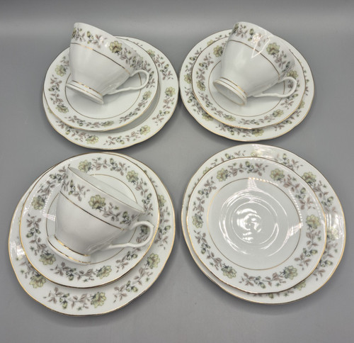 Bone china floral tea - bone,