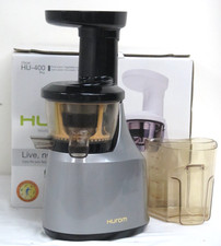 Hurom HU-400 Pro Juicer Slow Masticating Cold Press Self Feeding Boxed Tested WO
