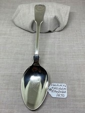 A Superb Scottish S/Silver Fid/Shell Soup Spoon Mackay & Chisholm Edinburgh 1870
