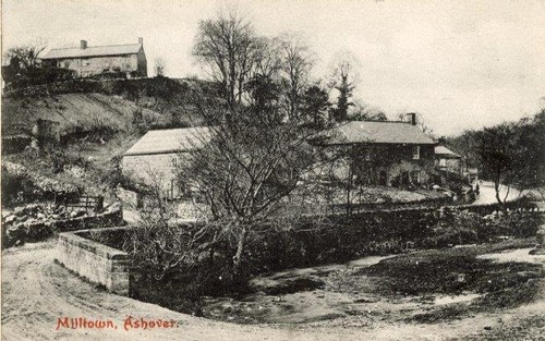 Printed postcard milltown - printed,