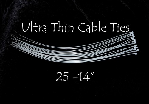 Ultra thin cable ties - cable, for