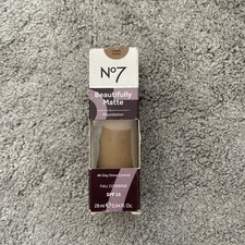 No7 Beautifully Matte Foundation Original Formula SPF15 Deeply Honey 28ml SEALED