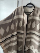 Zara wrap cover poncho navajo