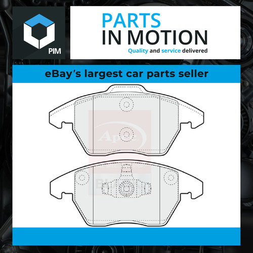 Brake pads set - fits, peugeot