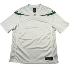 Nike NFL New York Jets Plain Warm Up Jersey Men's XL White 2023 Training Shirt