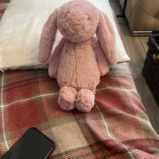 Jellycat Bashful Tulip Bunny Medium Excellent Condition No tags