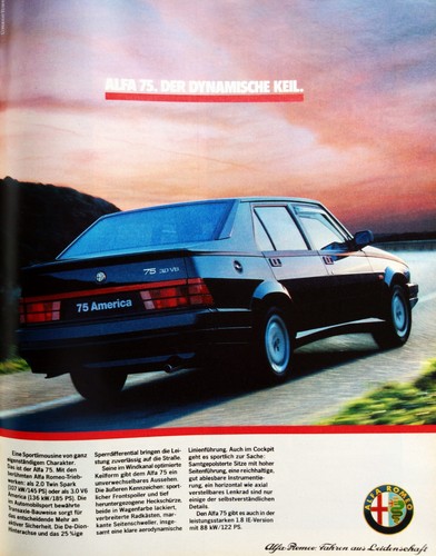 1989 alfa romeo - 1989, 75,