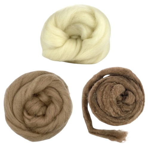 Shetland wool top slivers - shetland,