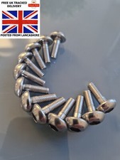 Honda VTX1800 2001 - 2008 front disc bolts screws M6 x 17mm A2-70 Stainless x12