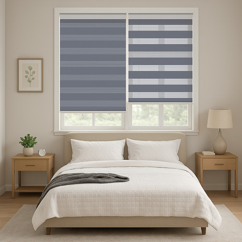 Day night grey - day, zebra